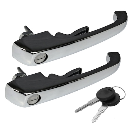 Volkswagen T-2 69-79 Keyed Alike Door Handle Kit, 211898205N 211898205N